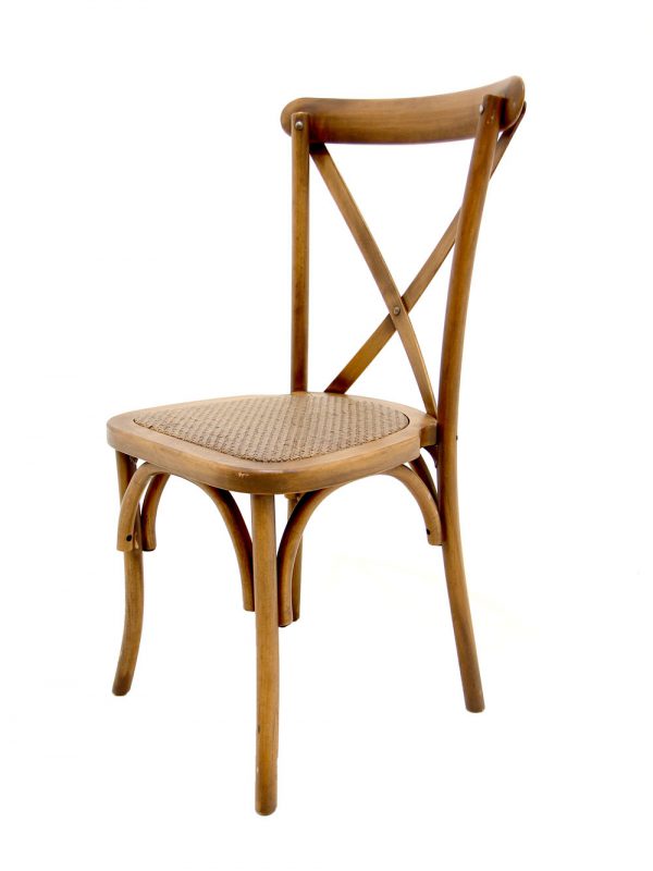 Cross Back Rustic Chair