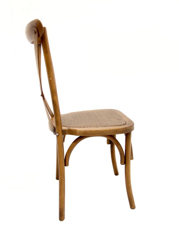 Cross Back Rustic Chair - Image 5