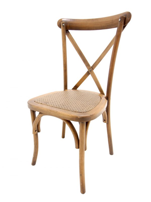 Cross Back Rustic Chair - Image 3