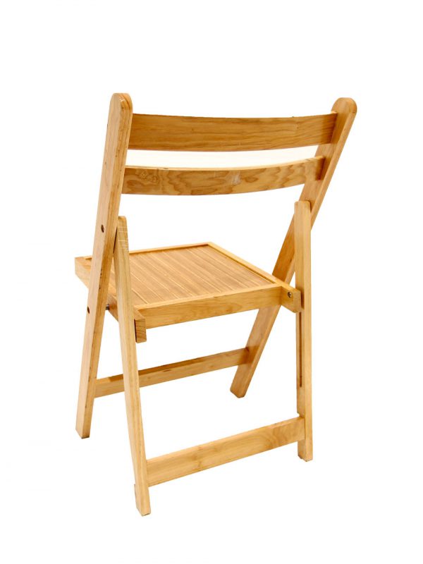Beech Folding Chair (Indoor Use Only) - Image 2