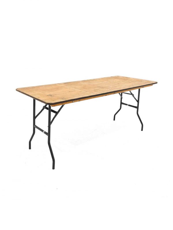 Folding Trestle Table (6ft x 2ft 6)