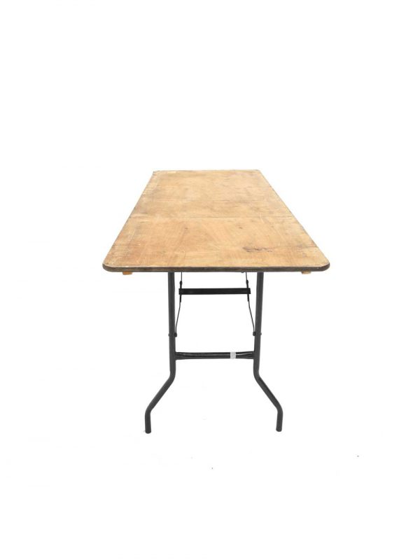 Folding Trestle Table (6ft x 2ft 6) - Image 3