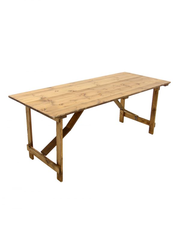 Rustic Folding Table (6ft x 2ft 6)