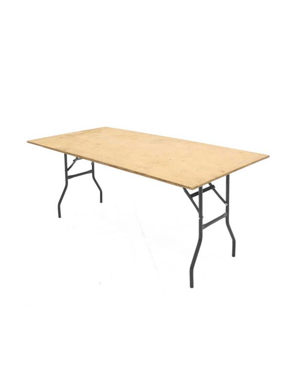 Folding Trestle Table (6ft x 3ft)