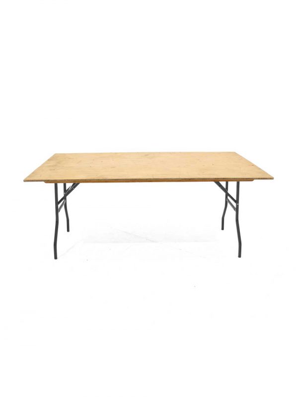 Folding Trestle Table (6ft x 3ft) - Image 2