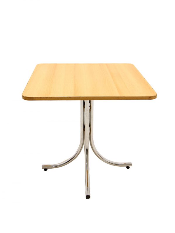 Beech Folding Cafe Table Square (80cm)