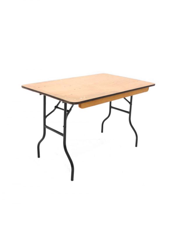 Folding Trestle Table (4ft x 2.6ft)