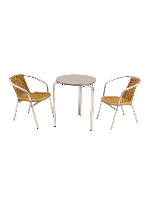 Aluminium Bistro Cafe Table - Image 2